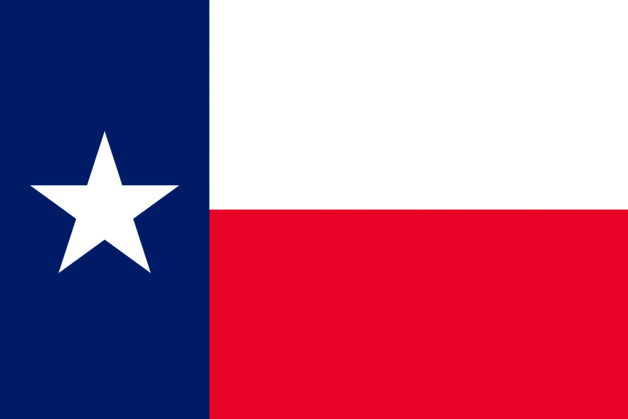 Flag of Texas, USA
